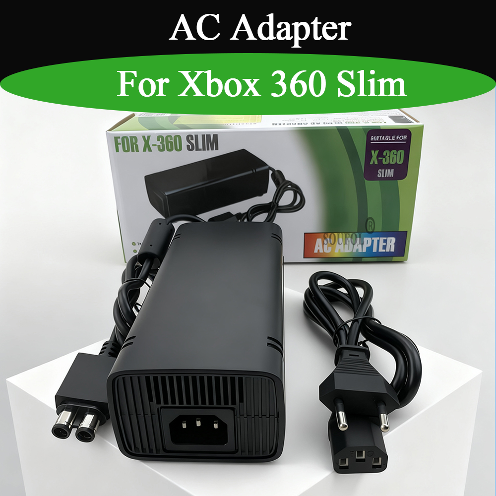 Gaming Console Xbox 360 - For Xbox 360 Slim AC Adapter