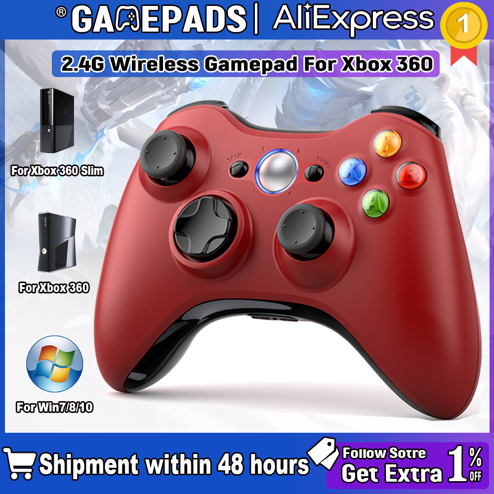 Gaming Console Xbox 360 - For Xbox 360 Gamepad Wireless Vibration