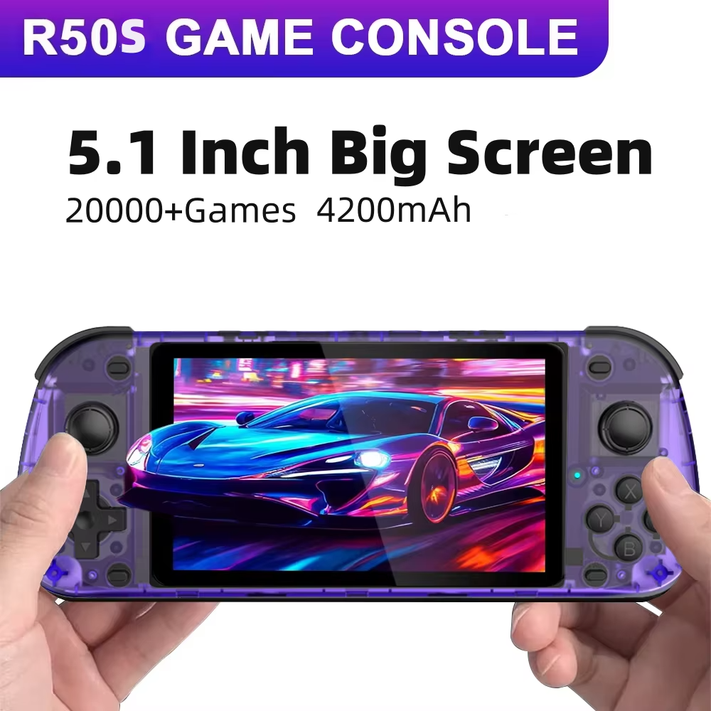 Gaming Console Gta - 5.1 Inch R50S Retro Handheld Game