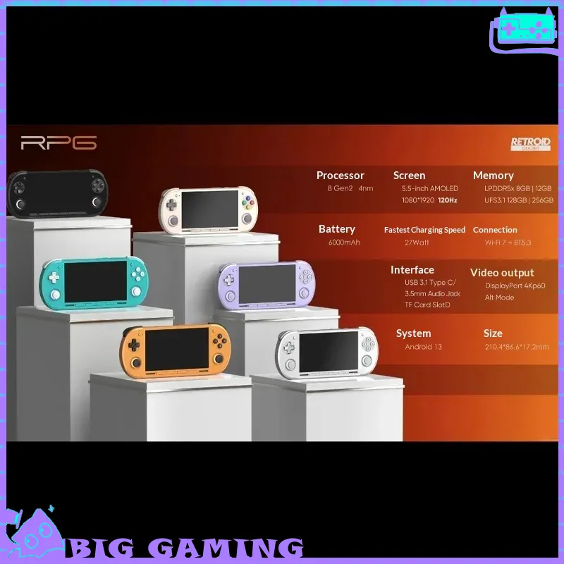 For Retroid Pocket G2 Gaming H - Gaming Console For Tv Xbox ulasan dan harga