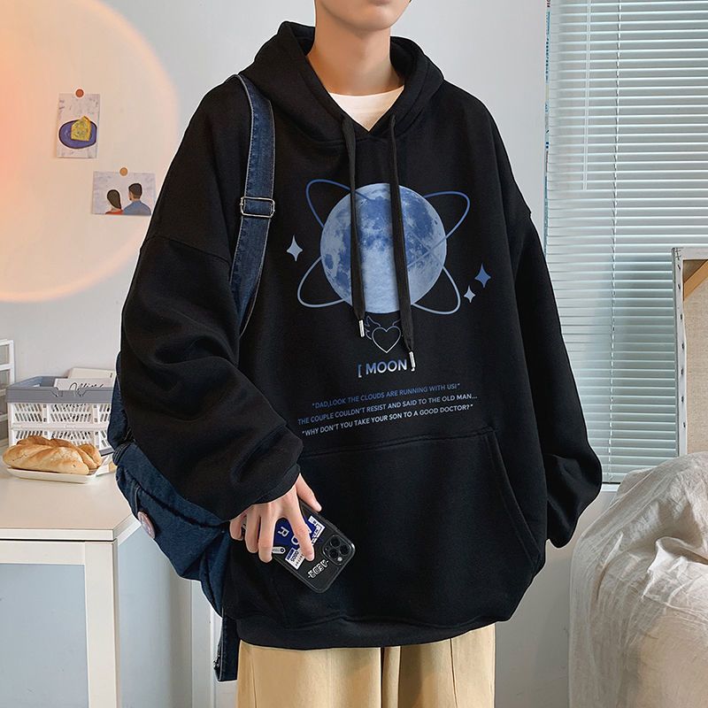 Mens With Hat Hoodies Biker Ca - Gaming Console Letters ulasan dan harga