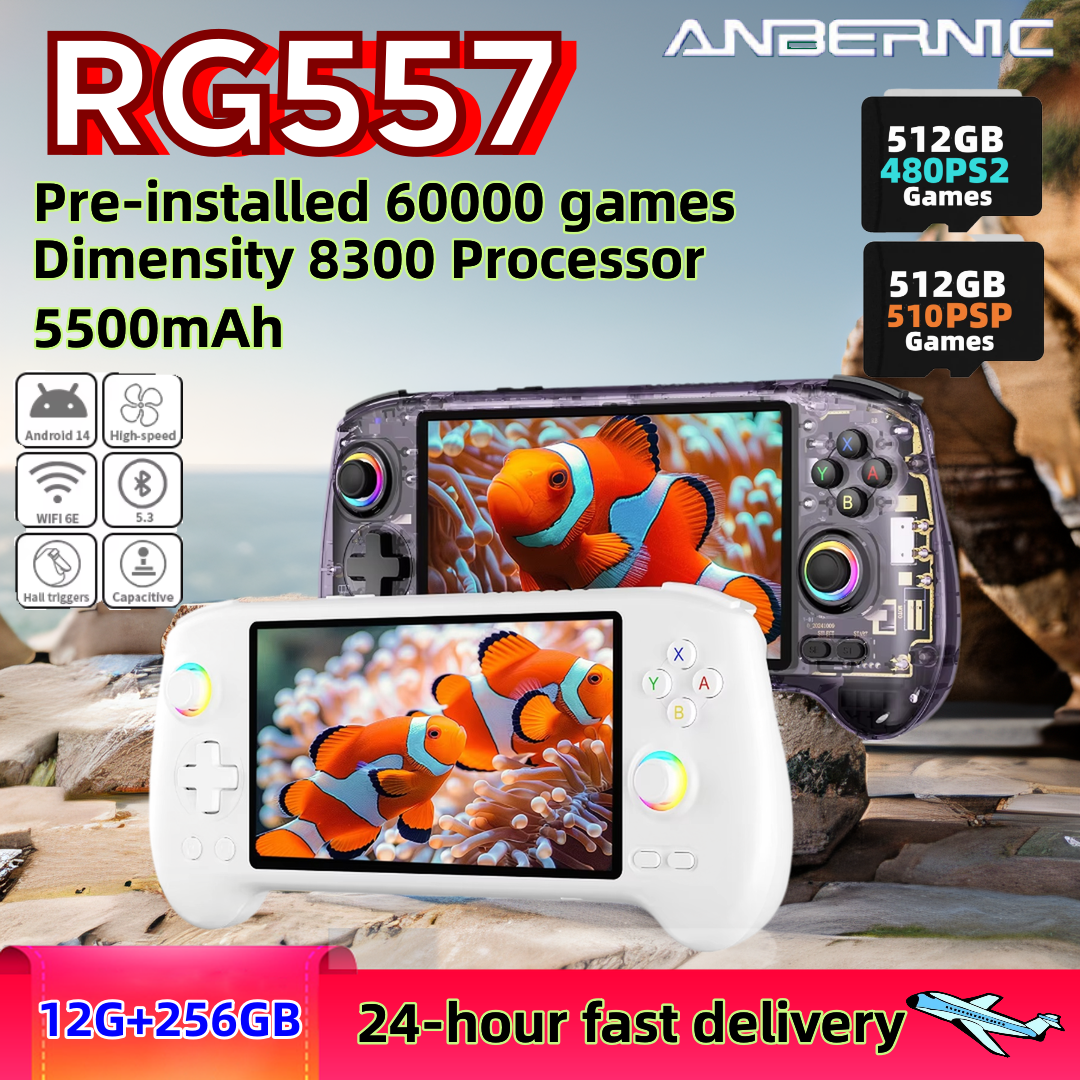 ANBERNIC RG557 RG 557 Retro Ha - Gaming Console Gta ulasan dan harga