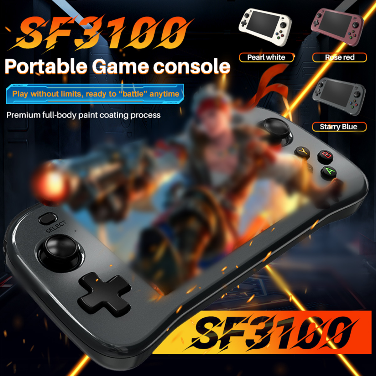 SF3100 Portable Handheld Game  - Gaming Console Deals ulasan dan harga