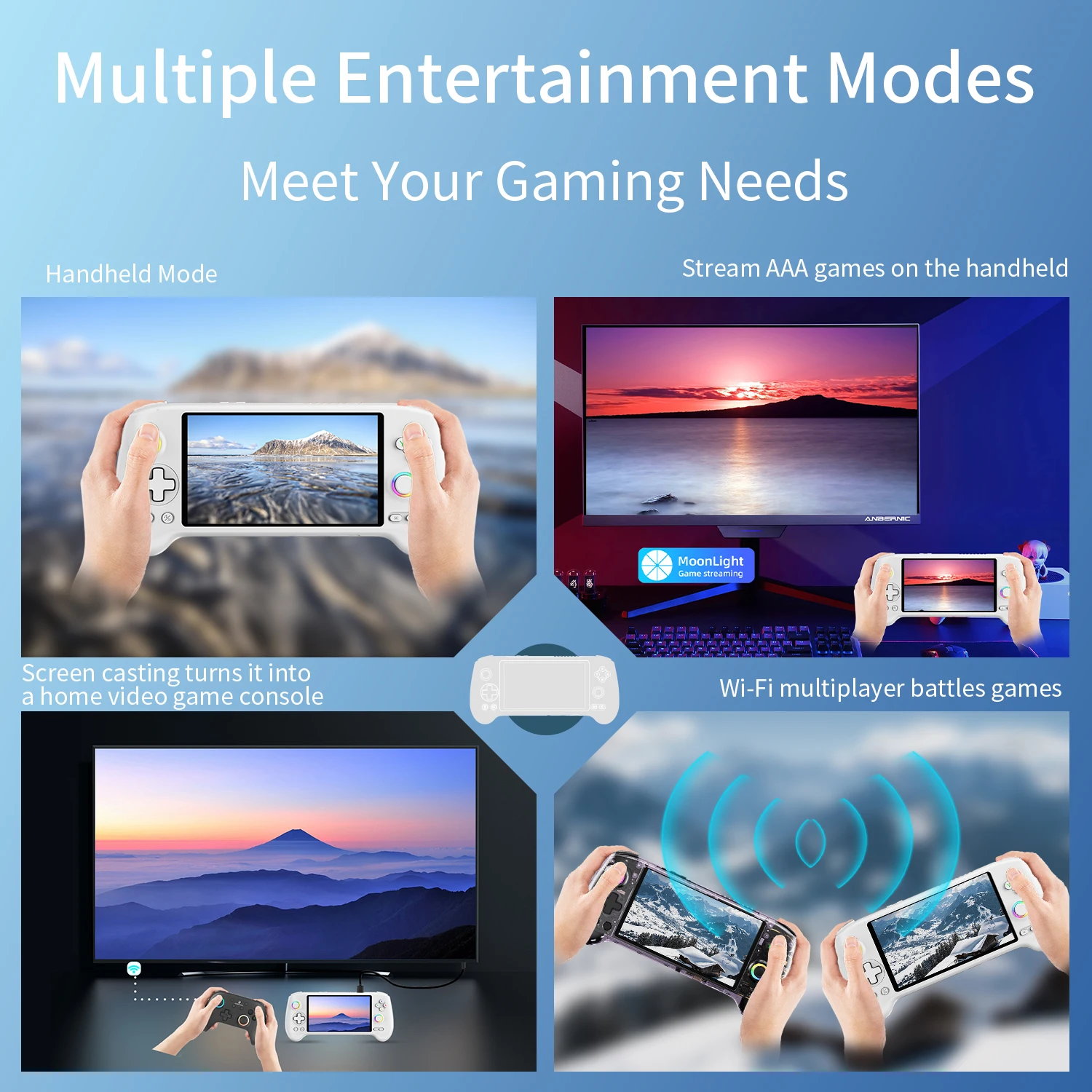 ANBERNIC RG557 Handheld Game C - Gaming Console Gta ulasan dan harga