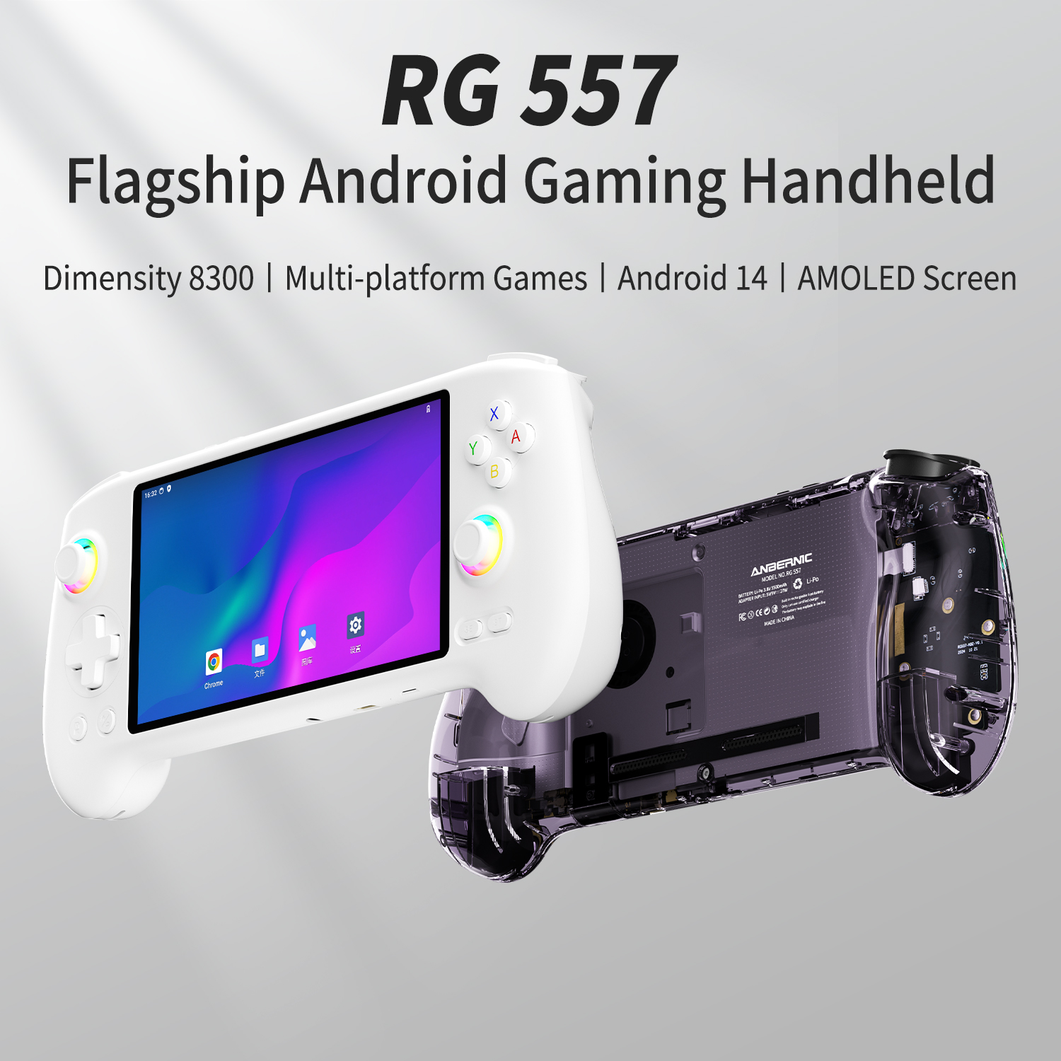 ANBERNIC RG 557 Retro Video Pl - Gaming Console Gta ulasan dan harga