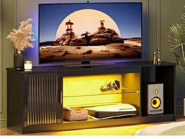 BestsellerFluted TV Stand for  - Gaming Console For Tv Xbox ulasan dan harga