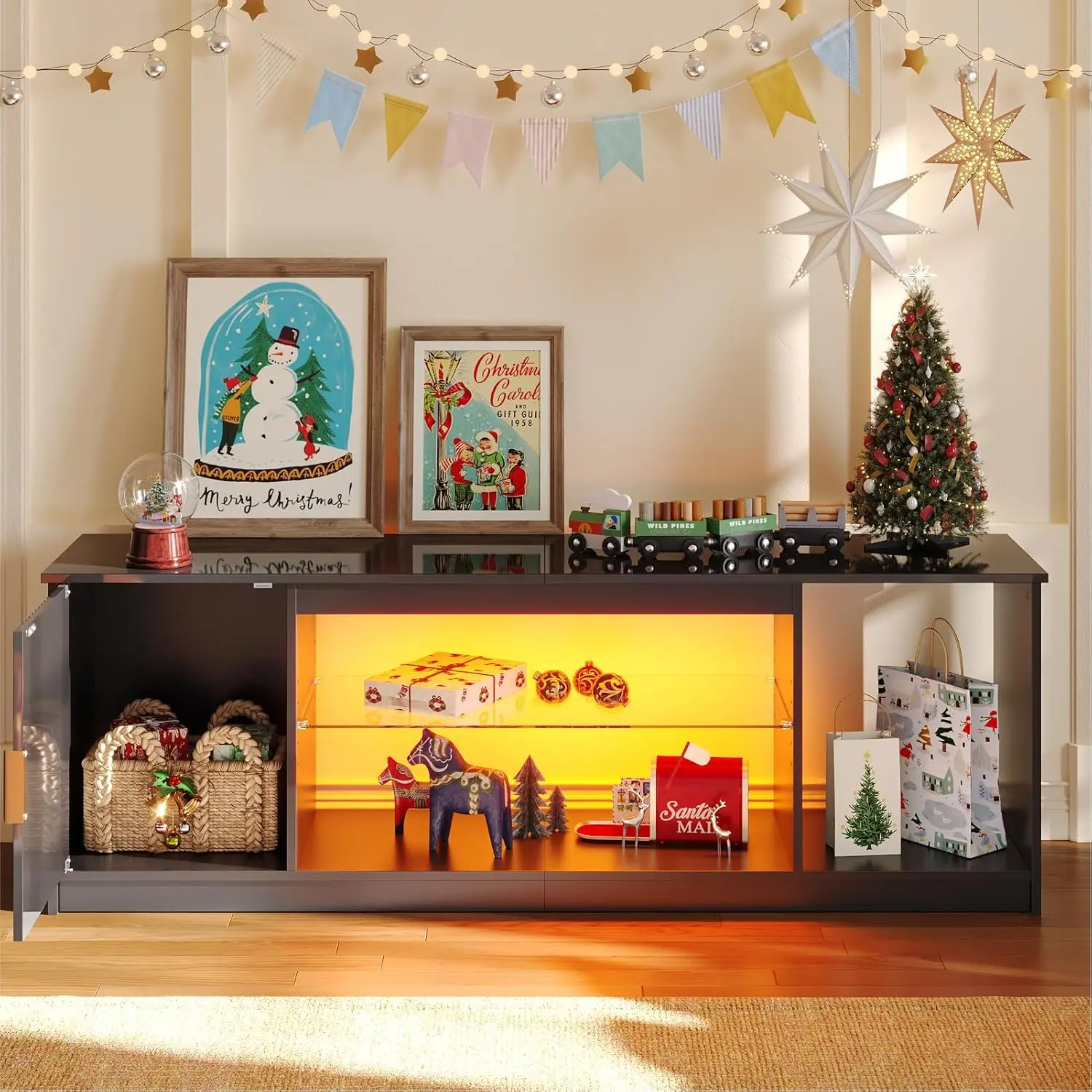 BestsellerFluted TV Stand for  - Gaming Console For Tv Xbox ulasan dan harga