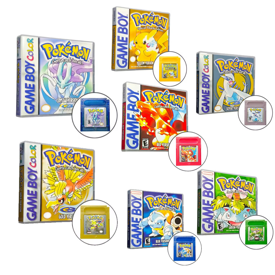 Pokemon Red Blue Crystal Golde - Gaming Console Gta ulasan dan harga