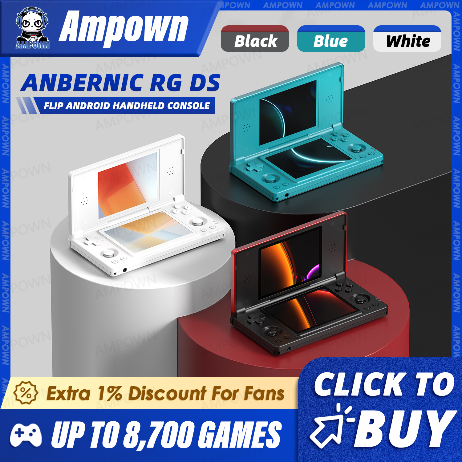 RG DS Handheld Game Console 4‘ - Gaming Console Gta ulasan dan harga