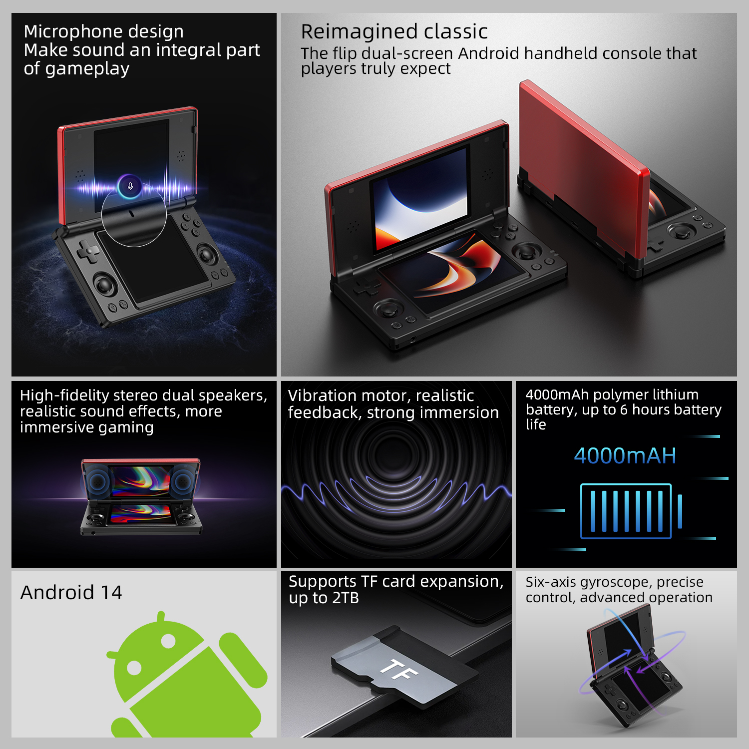 RG DS Handheld Game Console 4‘ - Gaming Console Gta ulasan dan harga