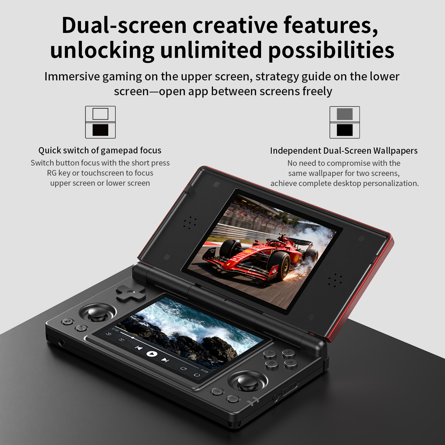 RG DS Handheld Game Console 4‘ - Gaming Console Gta ulasan dan harga