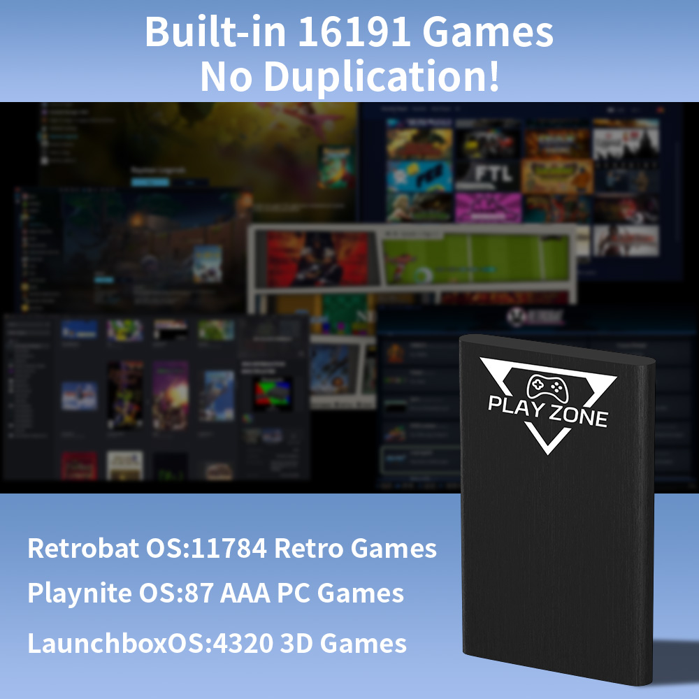 Playzone 1TB Gaming HDD With 1 - Playzone Console Gaming ulasan dan harga